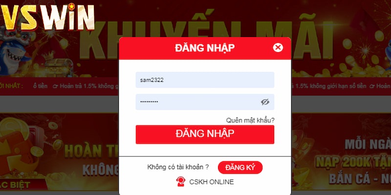 Kích Hoạt Tài Khoản Vswin Bằng Mã Xác Minh OTP